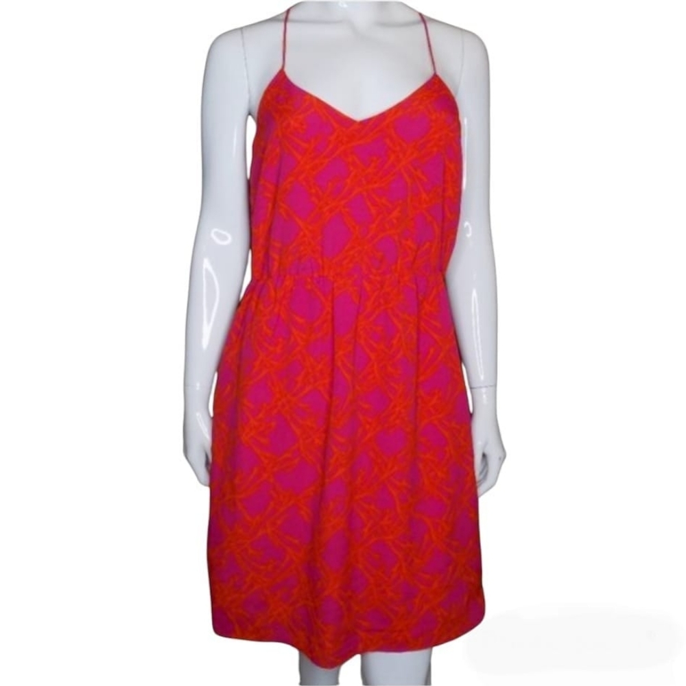 Southern Frock Dress Pink & Orange Size Medium
